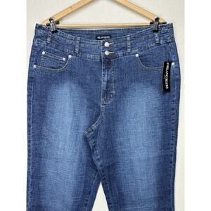 NWT Milano Blues Women’s Denim Capri Plus Size 20 Jeans